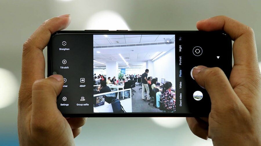 Процесс снимка фото на Redmi Note 7 Pro